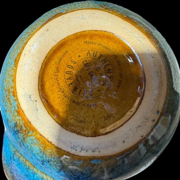 Mermaid Ceramic Mug - Blue and Turquoise - Picture 4 of 4